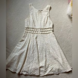 Free People cream lace dress